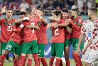 المنتخب المغربي في مباراة "تحديد المركز الثالث والرابع" أمام منتخب كرواتيا في مونديال قطر 2022، ملعب "خليفة الدولي"، السبت 17 كانون الأول/ديسمبر (الأناضول)