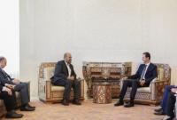 بشار الأسد يجتمع مع رستم قاسمي في دمشق ـ "سانا"