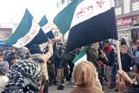 مظاهرة في مدينة جاسم شمالي درعا - مواقع التواصل