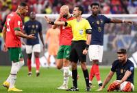 من مباراة المغرب وفرنسا في نصف نهائي كأس العالم 2022 - AFP