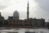 مسجد عبد الله بن رواحة في مخيم الحسينية في ريف دمشق (مجموعة العمل)