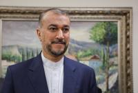 وزير الخارجية الإيراني أمير عبد اللهيان خلال زيارته إلى بيروت 13 كانون الثاني 2023 (رويترز)