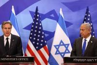مؤتمر صحفي لوزير الخارجية الأميركي انتوني بلينكن مع رئيس الوزراء الإسرائيلي بنيامين نتنياهو، القدس الغربية، 30 كانون الثاني/يناير 2023 (رويترز)