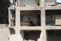 مبان مدمرة في حلب
