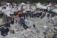 عمليات البحث عن ناجين تحت أنقاض زلزال 6 من شباط في شمال غربي سوريا – (الدفاع المدني السوري)
