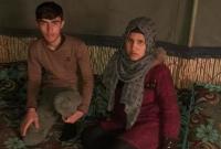 الأم السورية ديما برفقة زوجها عبد المجيد (BBC)