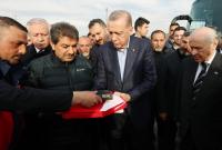 الرئيس التركي رجب طيب أردوغان يعد بتسريع مشروع التحوّل الحضري