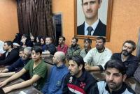 معتقلون سوريون أفرج عنهم النظام عام 2022 (فيس بوك)
