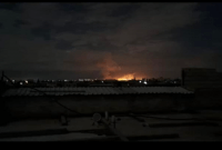 استهداف مطار حلب الدولي بغارات إسرائيلية - 7 آذار 2023 | مواقع التواصل