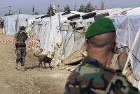 الجيش اللبناني في مخيمات اللاجئين السوريين