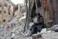 الدمار في مخيم درعا (تويتر)