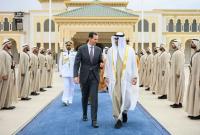 الأسد بضيافة حاكم أبو ظبي