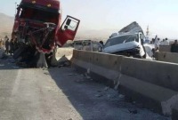 حادث سير مروع على جسر "بغداد بدمشق" (فيس بوك)