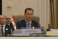 بشار الأسد يلقي كلمته خلال اجتماع القمة العربية في جدة - 19 أيار 2023
