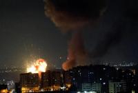 جانب من القصف الإسرائيلي على قطاع غزة، 3 أيار/مايو 2023 (رويترز)