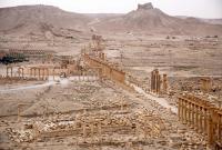 مدينة تدمر الأثرية وسط سوريا