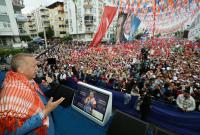 تجمع انتخابي للرئيس التركي في مرسين ـ الأناضول