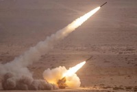نظام صواريخ المدفعية العالية الحركة الأميركية خلال تدريبات عسكرية جرت في المغرب بتاريخ 30 حزيران 2022
