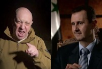 رئيس النظام السوري بشار الأسد، قائد مجموعة "فاغنر" الروسية (تعديل:تلفزيون سوريا)