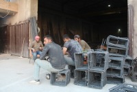 عمال البناء في الشمال السوري