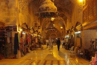 أحد أسوق حلب القديمة 