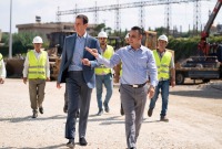 بشار الأسد يتفقد المحطة الجديدة لتوليد الكهرباء في مدينة بانياس - 3 آب 2023 (رئاسة الجمهورية)