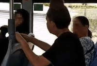 إمرأة تركية تهاجم أخرى بسبب ارتدائها النقاب داخل حافلة نقل عام (DHA)