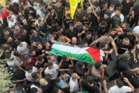 تشييع جثمان فلسطيني قتله جيش الاحتلال الإسرائيلي في طولكرم