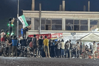 مظاهرة مسائية في مدينة داعل بدرعا 
