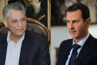 بشار الأسد ومحافظ طرطوس عبد الحليم خليل