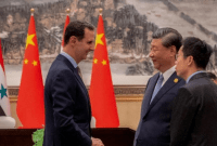 الرئيس الصيني شي جين بينغ  يلتقي رئيس النظام بشار الأسد في مدينة هانغجو شرق الصين - رويترز