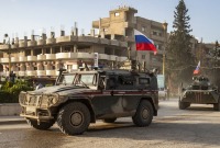 دورية للشرطة العسكرية الروسية في سوريا - AFP