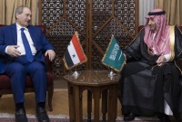 فيص المقداد مع نائب وزير الخارجية السعودي