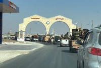رتل عسكري لهيئة تحرير الشام على مدخل أخترين في حلب