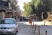 صورة متداولة لنزوح المدنيين من مناطق الاشتباكات في المربع الأمني في مدينة الحسكة