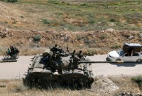 دبابة لقوات النظام في درعا ـ رويترز