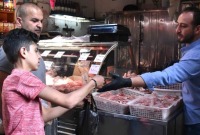 محل لبيع اللحوم في سوق باب سريجة بالعصامة دمشق - 19 أيار 2023 (صحيفة تشرين)