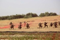 تدريبات الجيش الوطني في الشمال السوري (تويتر)
