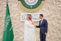 بشار الأسد وولي العهد السعودي محمد بن سلمان