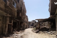 جانب من الدمار الذي لحق الأحياء جنوبي دمشق ـ خاص