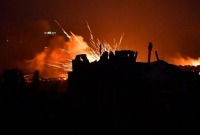 صورة لقصف إسرائيلي سابق على مواقع عسكرية للنظام في سوريا - AFP