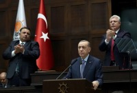 أردوغان أمام كتلة حزبه في البرلمان التركي