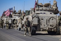 آليات عسكرية وجنود أمريكيين في شمال شرقي سوريا - Getty