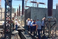 الزامل يتفقد أعمال الإصلاح في محطة تحويل دير علي - 14 حزيران 2023 (وزارة الكهرباء)