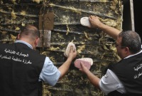 عناصر من شعبة مكافحة المخدرات في الجمارك اللبنانية خلال إحباط عملية تهريب سابقة - رويترز