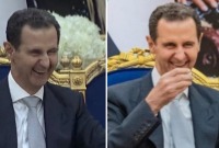 بشار الأسد ينفجر ضاحكاً خلال وجوده في السعودية لحضور قمة بشأن غزة - إنترنت