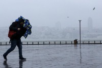 عاصفة في إسطنبول (الأناضول)