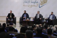 لقاء قائد هيئة تحرير الشام مع عدد من العاملين في جامعة إدلب