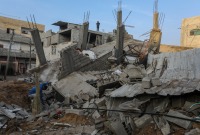 القصف الإسرائيلي على غزة - الأناضول