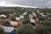 مخيم للنازحين شمال غربي سوريا ـ (الدفاع المدني ـ إكس)